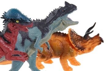 JOUET PVC 26X6X16 DINOSAURES RIGIDES 6 ASSORT. JE166324 2