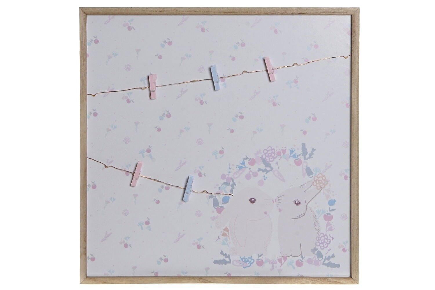 MEMO FOTOS LED PAULOWNIA 40X40X3 KANINCHEN LI175954