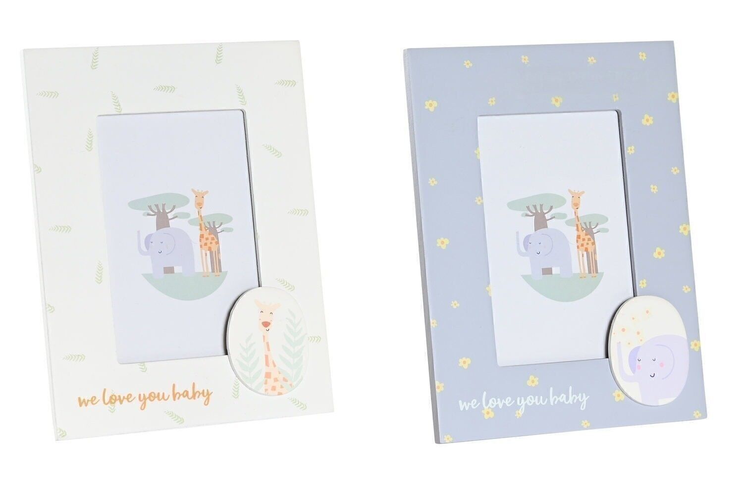 WOODEN PHOTO FRAME 17X1,5X22 10X15 ELEPHANT 2 ASSORTMENTS. LI200443