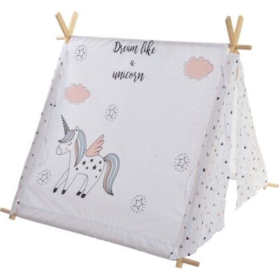 TIPI BOIS COTON 110X110X106 LICORNE MB147881