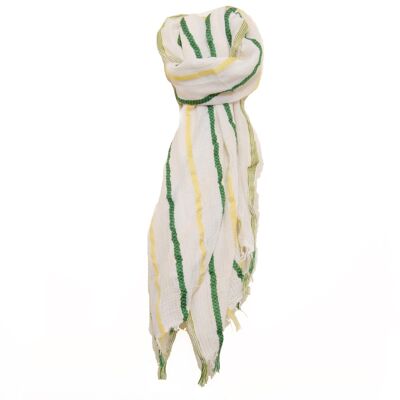 Men's scarf Emile green