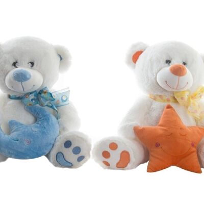 PELUCHE POLYESTER 20X20X30 30 CM OURS 2 ASSORTIS. PE192161
