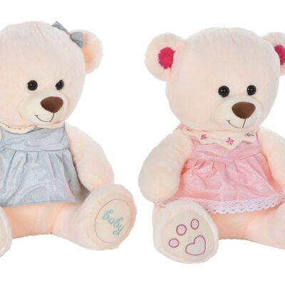 PELUCHE POLYESTER 20X20X50 OURS 2 ASSORTIS. PE196955