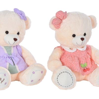 POLYESTER TEDDY 42X20X50 BÄR 2 SORTIMENTE. PE196960