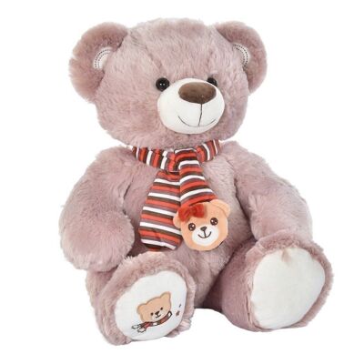 PELUCHE POLYESTER 32X20X40 OURS MARRON PE196962