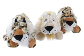 PELUCHE POLYESTER 15X15X23 ANIMAUX 3 ASSORTIMENTS. PE196973 2