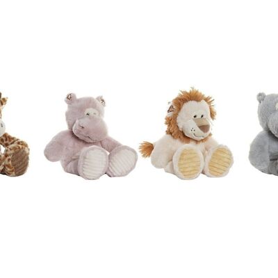 PELUCHE POLYESTER 20X20X20 ANIMAUX 4 ASSORTIMENTS. PE196974