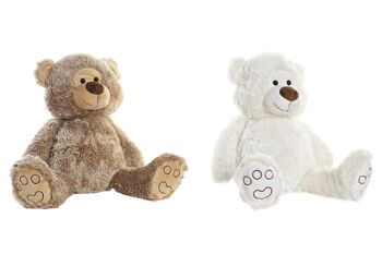 PELUCHE POLYESTER 30X32X35 OURS 2 ASSORTIS. PE197371 1