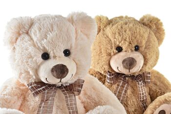 PELUCHE POLYESTER 35X30X41 OURS 2 ASSORTIS. PE197391 2