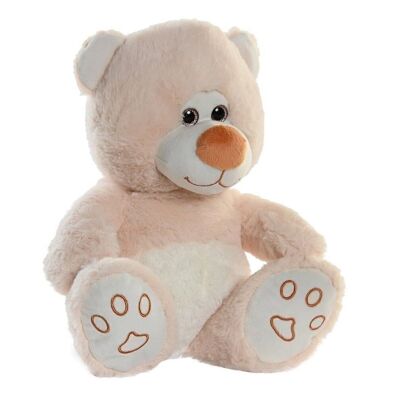 PELUCHE POLYESTER 25X23X30 OURS BEIGE PE203590