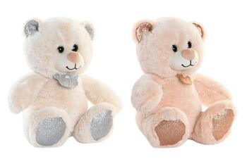 PELUCHE POLYESTER 20X18X24 OURS 2 ASSORTIS. PE203593 1