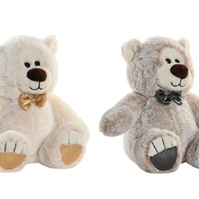 PELUCHE POLYESTER 22X19X23 OURS 2 ASSORTIS. PE203596