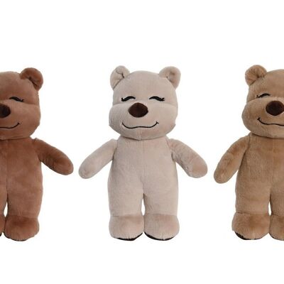 PELUCHE POLYESTER 15X15X30 OURS 3 ASSORTIS. PE205613