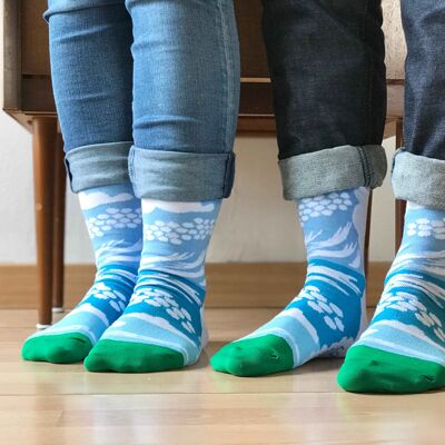 Cloud type socks, nephrology socks