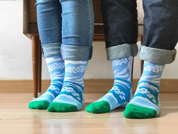 Chaussettes de type nuage, chaussettes de néphrologie 1