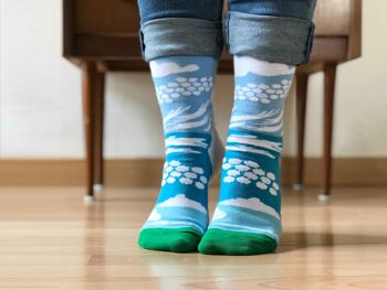 Chaussettes de type nuage, chaussettes de néphrologie 5