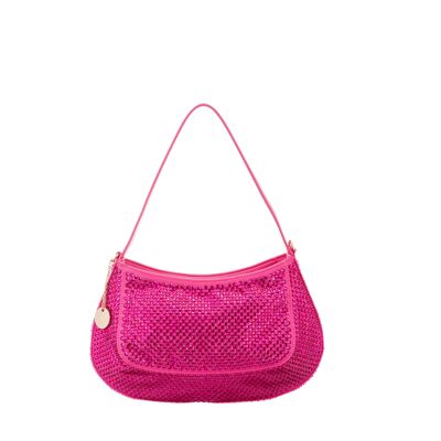 Alex Max FUCHSIA Strasstasche