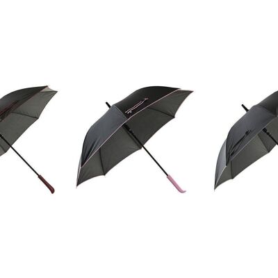 PARAPLUIE PONGEE 104X104X82 OUVERTURE AUTOMATIQUE 3 ASSORTIMENTS. PW200000