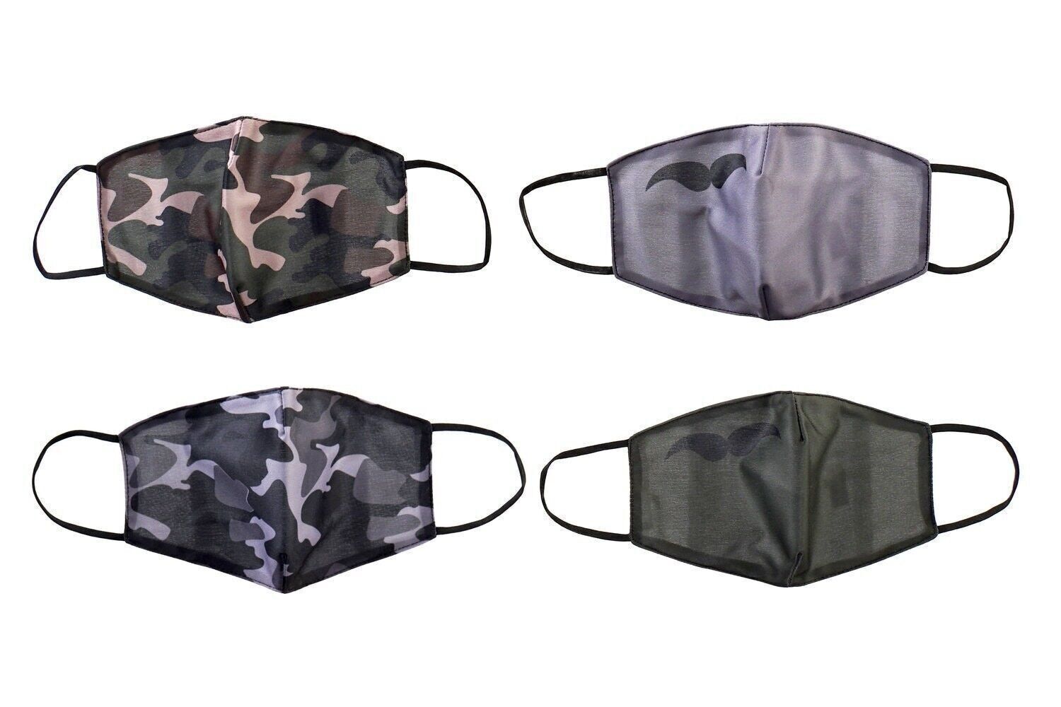 BAUMWOLLMASKE 20X1X13 OHNE FILTER 4 SORTIMENTE. RC181429