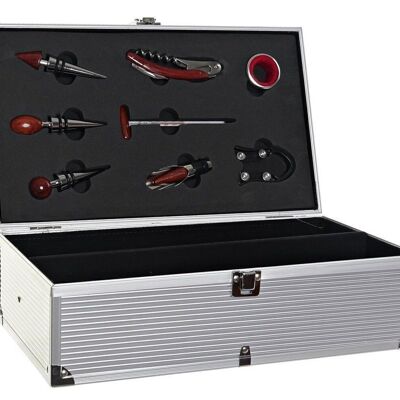 VINO SET 8 ALLUMINIO INOX 35X20,5X12 ARGENTO RC185255