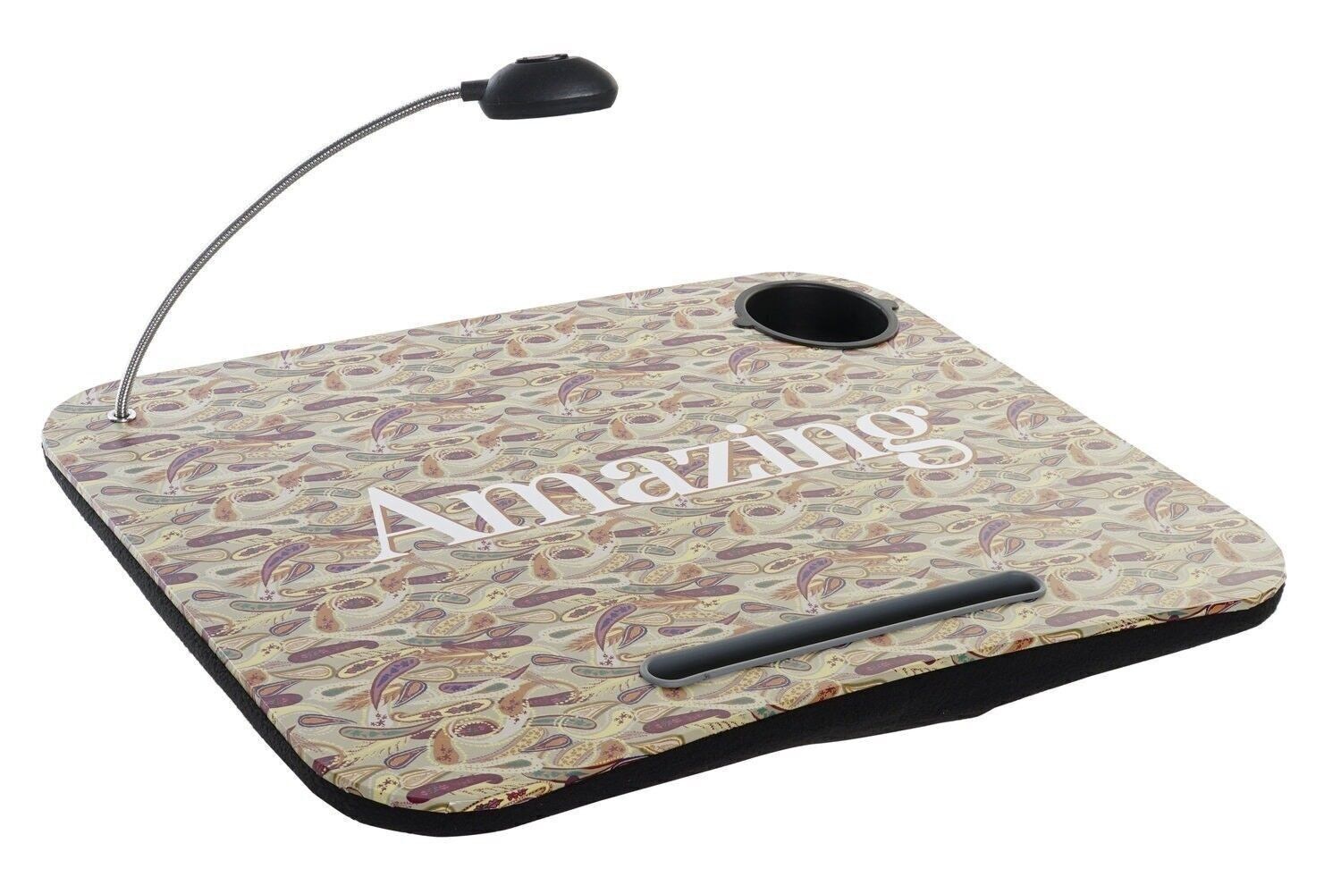 LED-TABLETT PVC 48X38X7 PAISLEY BEIGE RC189245