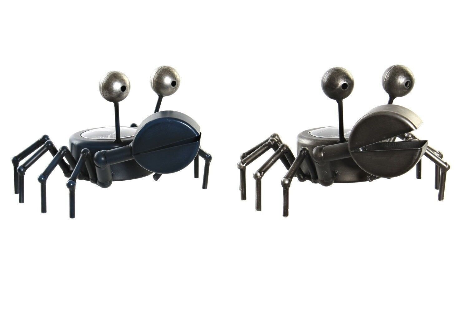 OROLOGIO DA TAVOLO IN FERRO 23X22X14 GRANCHIO 2 ASSORTIMENTI. RE180004