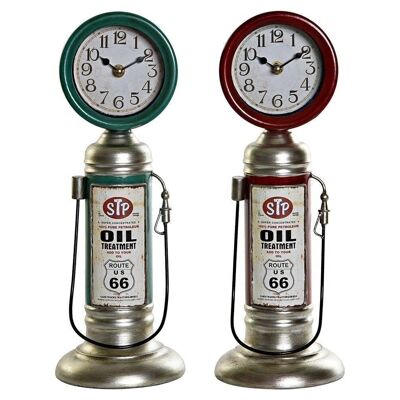 RELOJ SOBREMESA METAL 13,5X15X37 GASOLINE 2 SURT. RE199322