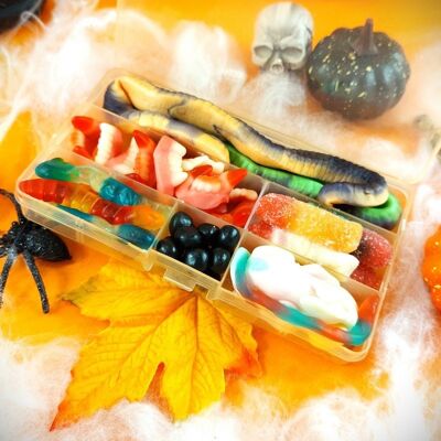 Caja de dulces de Halloween con compartimentos - Candy Mix