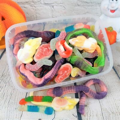 Halloween-Süßigkeiten-Lunchbox – Süßigkeiten-Mix