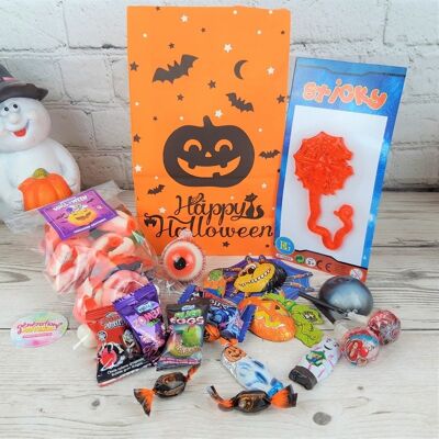 Halloween-Überraschungstüte – Süßigkeiten und Spielzeug