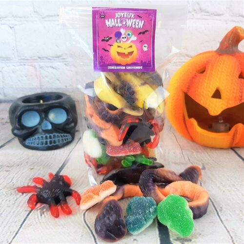 Sachet de bonbons bestioles Halloween - 150g