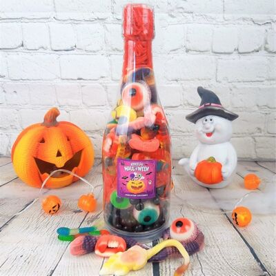 Botella de dulces de Halloween