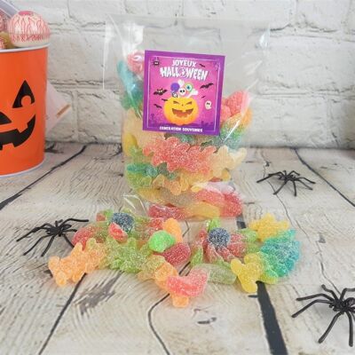 Beutel mit Halloween-Süßigkeiten – Sour Beasts – 150 g