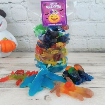 Sachet de bonbons monstres marins - Halloween - 150g