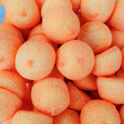 Orange Golfball-Marshmallows – Pfirsich – 10 Stück