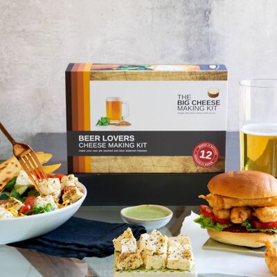 THE BEER LOVER'S CHEESE MAKING KIT - foodie gift, eco, gifts for men,