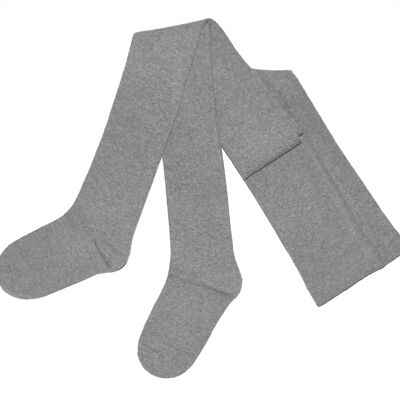 Collant da donna, Collant da donna in cotone >>Grigio screziato<<