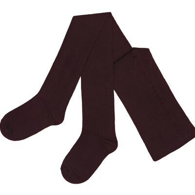 Collant da donna, Collant da donna in cotone >>Bordeaux<<