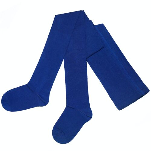 Tights for women, Ladies' cotton Tights >>Gentian<<