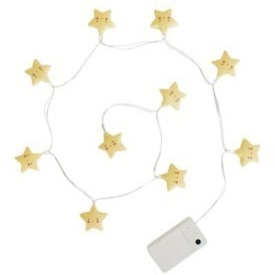 CADENA LUCES ESTRELLAS AMARILLAS LITTLE LOVELY