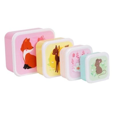 SET DE 4 CAJAS FOX LITTLE LOVELY