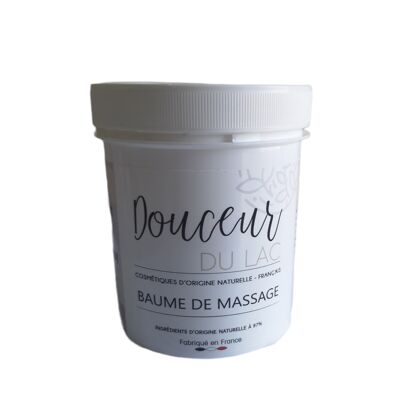 Exclusivity for beauty institutes: Massage balm without essential oils - For face and body - 97% of ingredients of natural origin