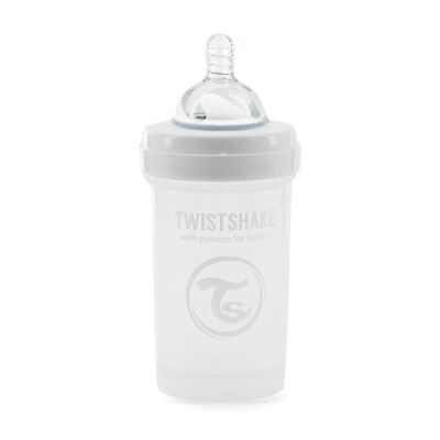 BIBERON ANTI-COLICOS 260 ML BLANCO TWISTSHAKE