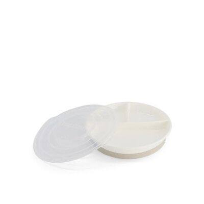 PLATO DIVIDIDO TWISTSHAKE 6+M BLANCO