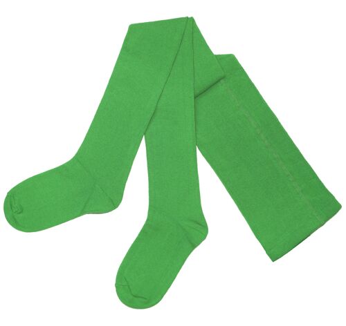 Tights for women, Ladies' cotton Tights >>Grass Green<<