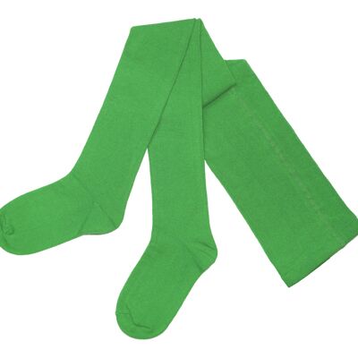 Tights for women, Ladies' cotton Tights >>Grass Green<<