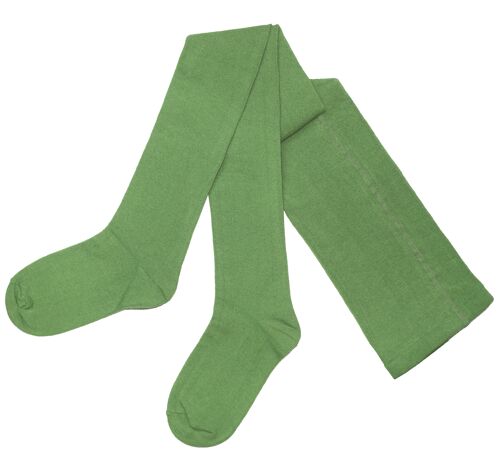 Tights for women, Ladies' cotton Tights >>Sage Green<<