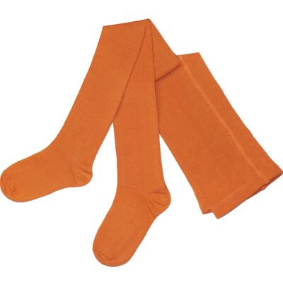 Tights for women, Ladies' cotton Tights >>Papaya<<