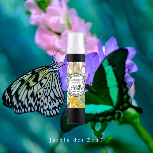 Crème Botanique Jour & Nuit - Coeur de Fleurs - 100% naturel - VEGAN - Fabrication Artisanale Française