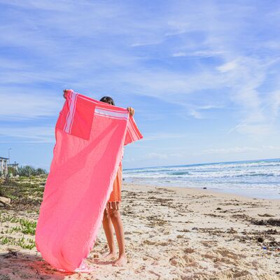 Combinazione borsa da spiaggia e asciugamano 2 in 1 MALIBU